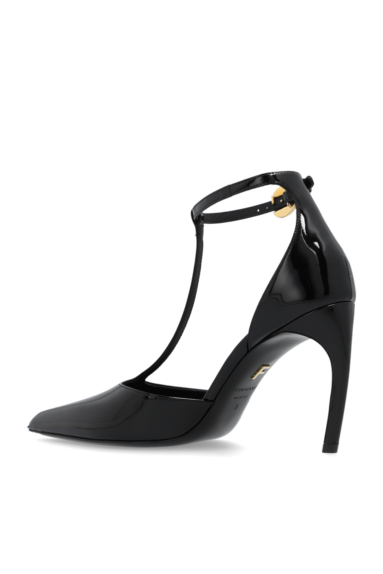【関税込み】FERRAGAMO 'Odette' pumps FERRAGAMO Odette embellished croc-effect leather pumps | NET